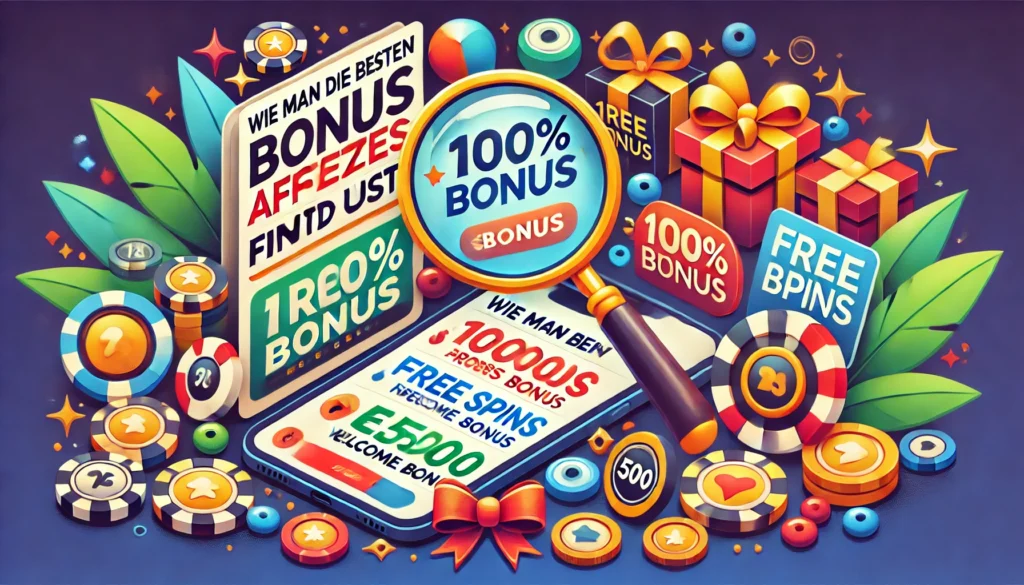 DALLE 20250323 133133 A dynamic and bold 169 thumbnail for a blog post titled Welche Casinos haben hohe Gewinne The background shows a luxurious digital casino with gl Gute Slots kostenlos spielen